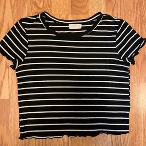 XS Tilly’s Striped Crop Top